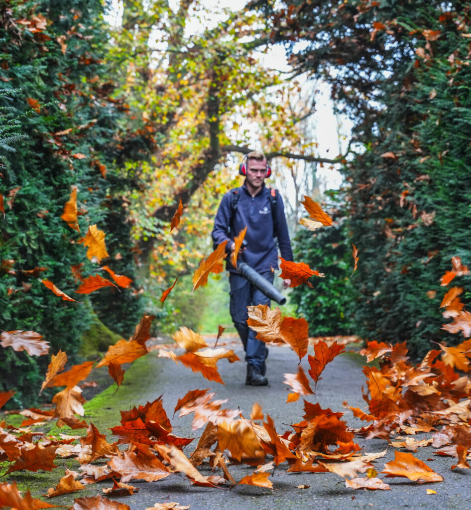 Werken in de herfst